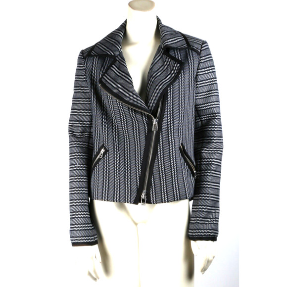 Veronica Beard Gray Striped Blazer Jacket Size 6 - Picture 1 of 8